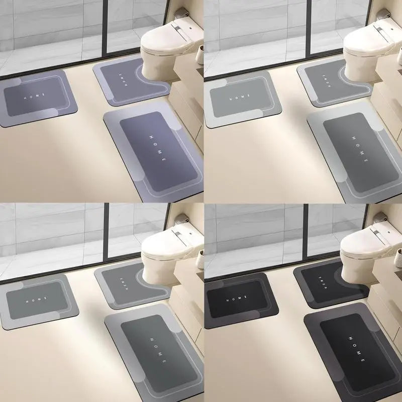 3-Piece Non-Slip Bathroom Mats