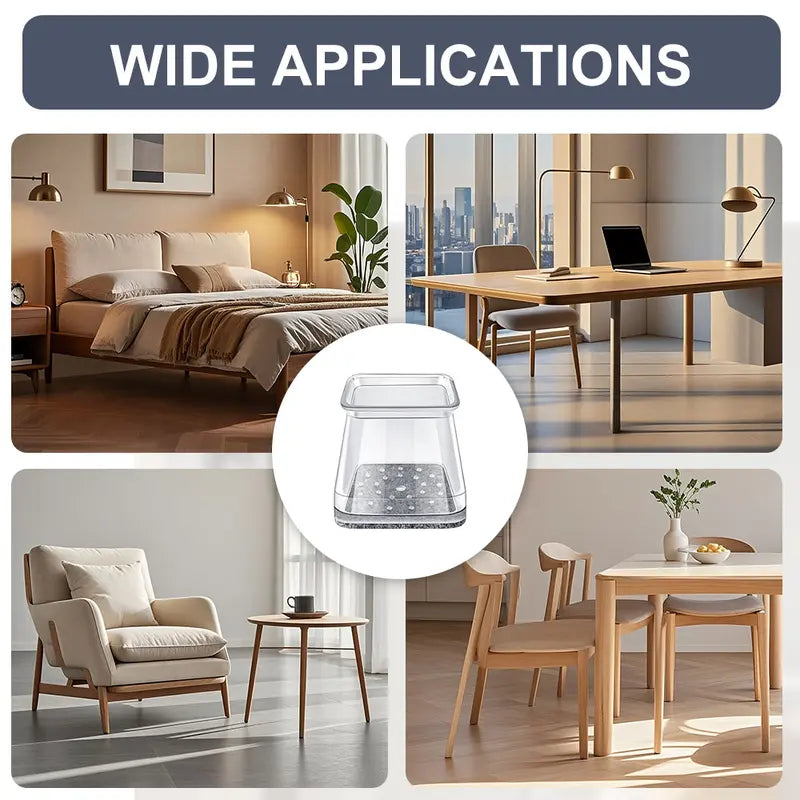 Square Chair Leg Floor Protectors