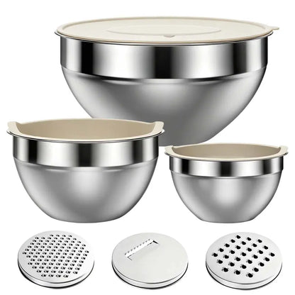 6 Piece Mixing Bowl with Lids Set
