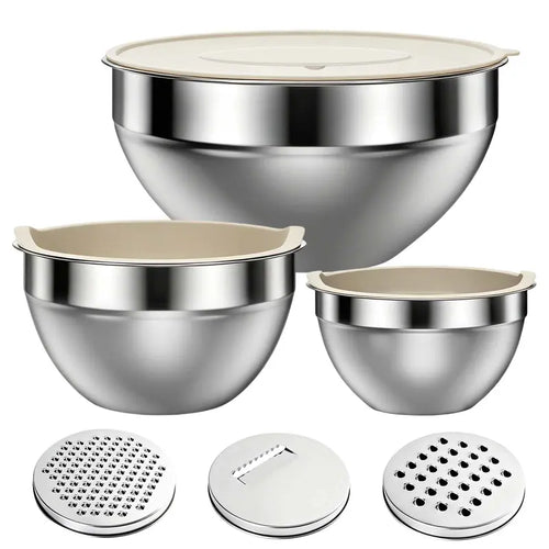 6 Piece Mixing Bowl with Lids Set
