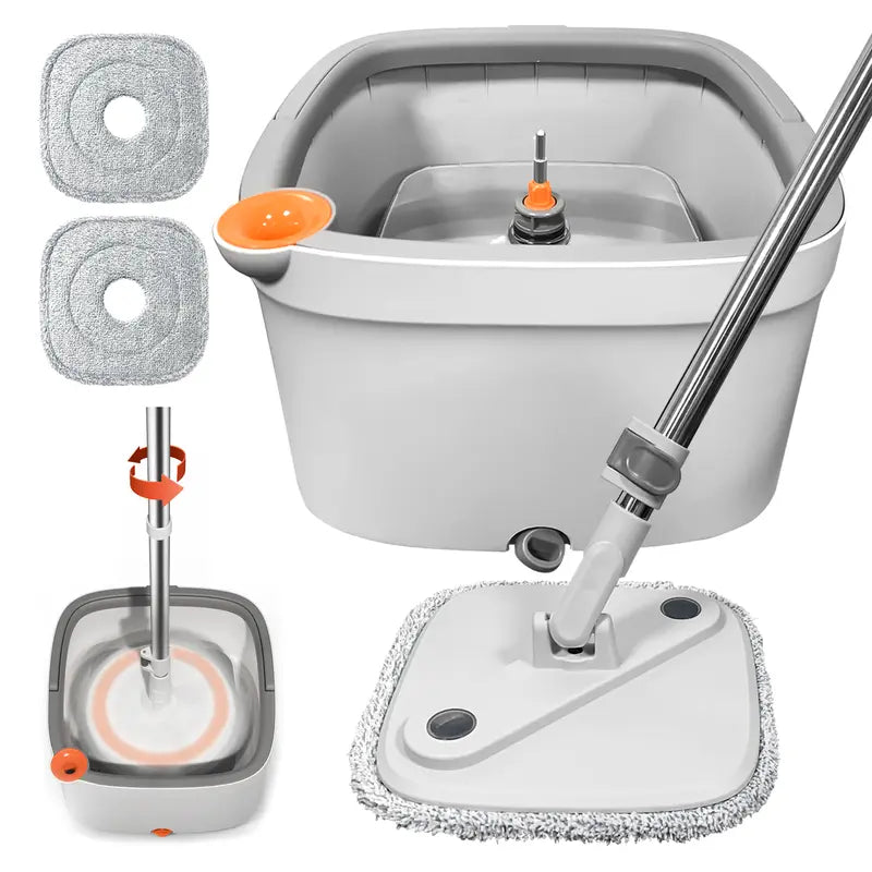 Easy Wring Spinning Mop and Bucket Set