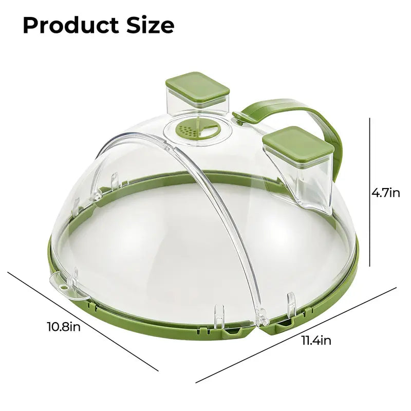 Upgraded Foldable Microwave Splatter Cover