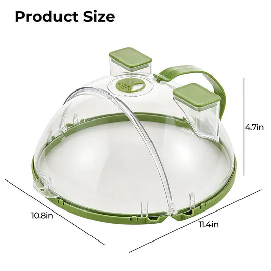 Upgraded Foldable Microwave Splatter Cover