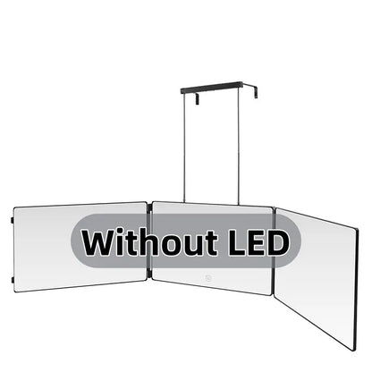 Adjustable LED Lit 3-Way Mirror