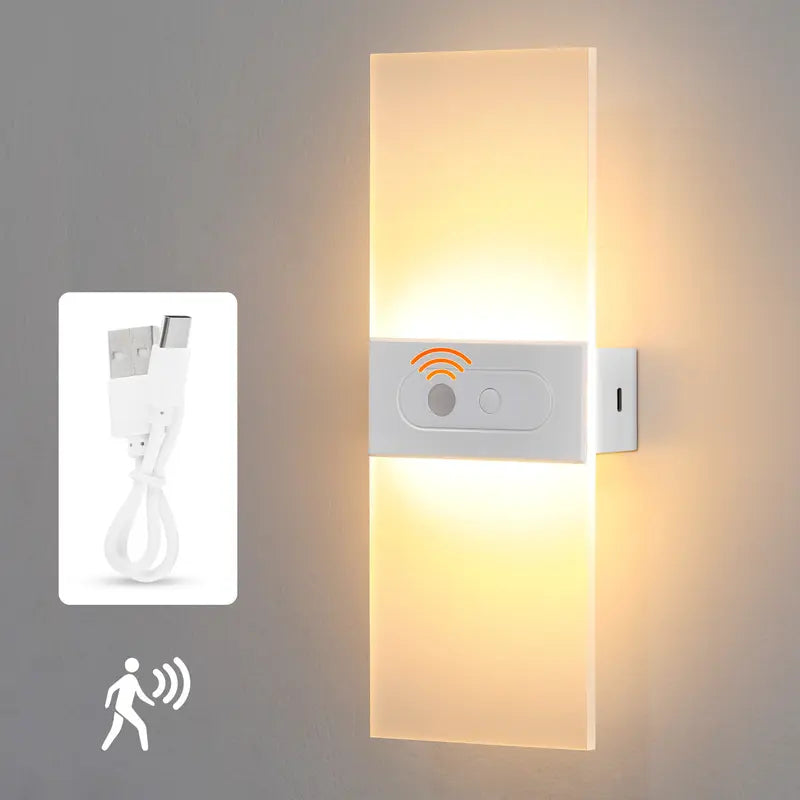 6000K Warm White Motion Sensor Wall Sconce