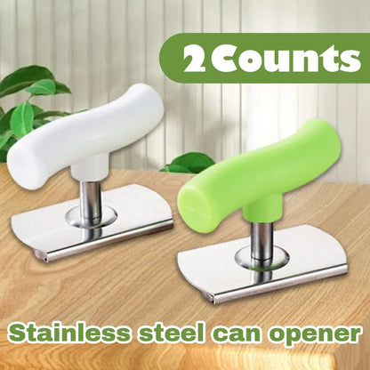 2 Counts Stainless Steel Jar Openers