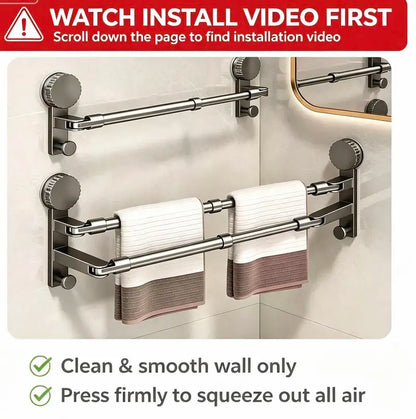 Retractable Suction Towel Hook