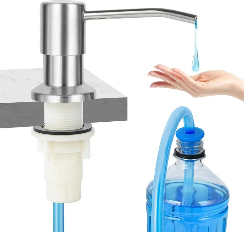 Brushed Nickel Stainless Steel Soap Dispenser Pump