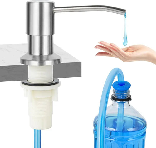 Brushed Nickel Stainless Steel Soap Dispenser Pump