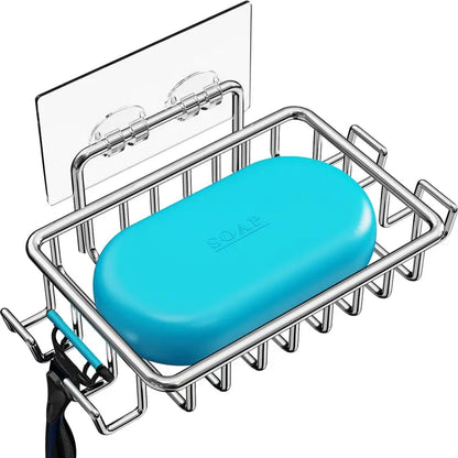 Stainless Steel Adhesive Soap Holder