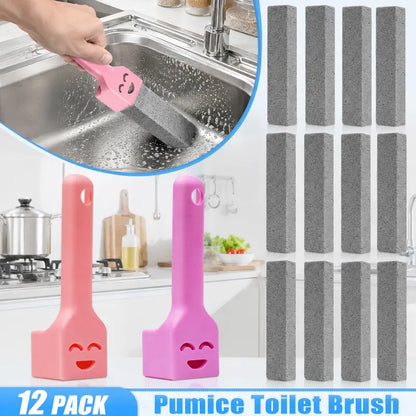 12 Pcs Reusable Abrasive Mineral Pumice Scouring Pads