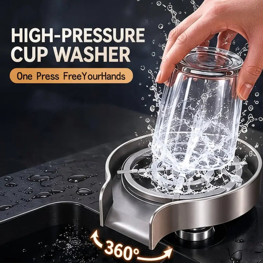 Stainless Steel High-Pressure Automatic Rinse Cup Washer