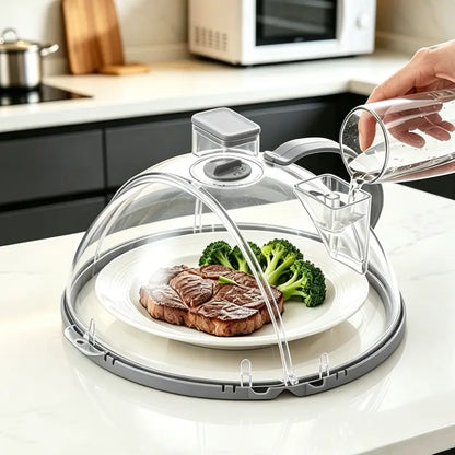 Upgraded Foldable Microwave Splatter Cover