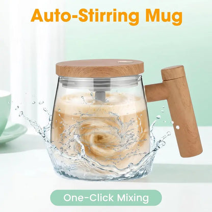 Glass mixing cup