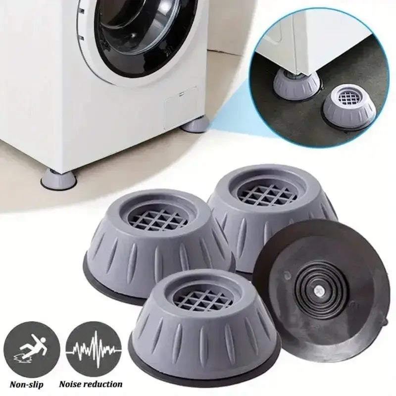 4PCS Durable Anti-Vibration Washing Machine Support Pads