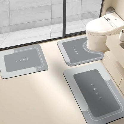 3-Piece Non-Slip Bathroom Mats