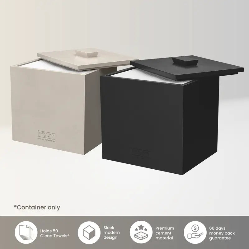 Matte Onyx Cement Box