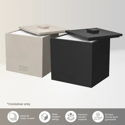 Matte Onyx Cement Box