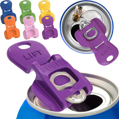 6PK New & Improved Beverage Barricade 2.0 Aluminum Can Lids