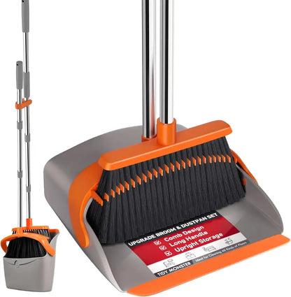 Broom with Dustpan Combo Set