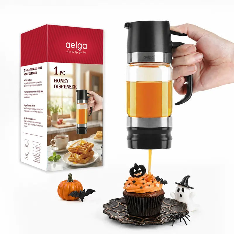 Glass Honey Dispenser