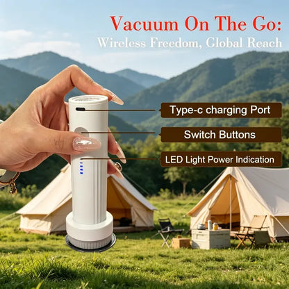 Cordless Travel Vacuum Bag Set