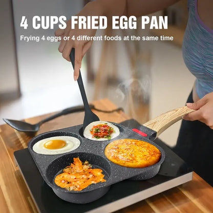 Non-stick Hole Design Egg Frying Pan