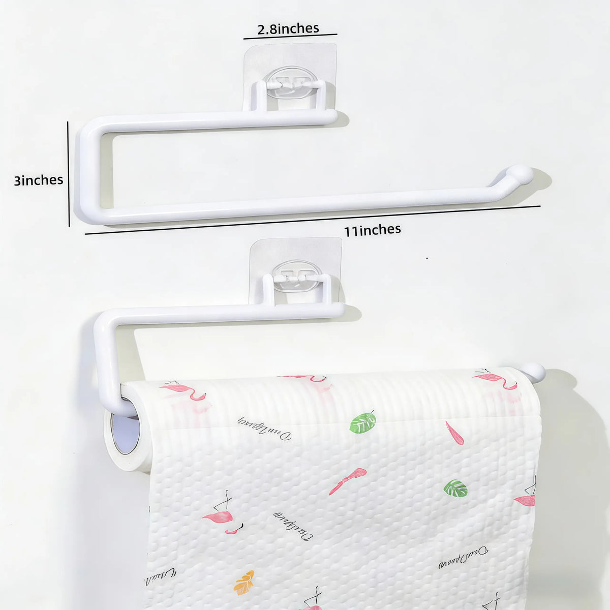 Self-Adhesive Paper Towel Holder Under Cabinet