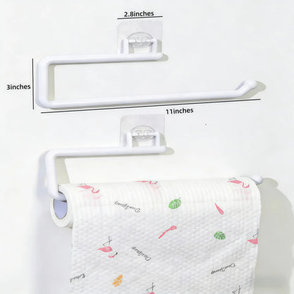 Self-Adhesive Paper Towel Holder Under Cabinet