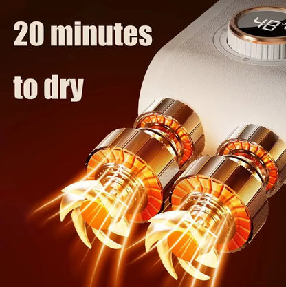 360° Digital Shoe Dryer with Hot Air Circulation