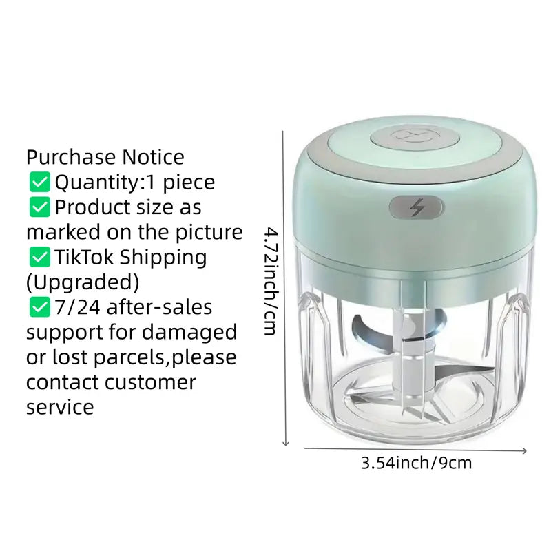 Portable Mini Multifunctional Electric Food Chopper