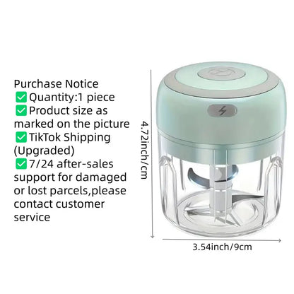Portable Mini Multifunctional Electric Food Chopper