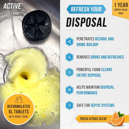 Garbage Disposal Cleaner Deodorizer Tablets