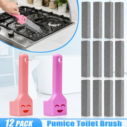 12 Pcs Reusable Abrasive Mineral Pumice Scouring Pads