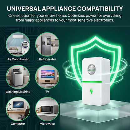Indoor Plug-In Power Saver Box with US Outlet Wall Plug