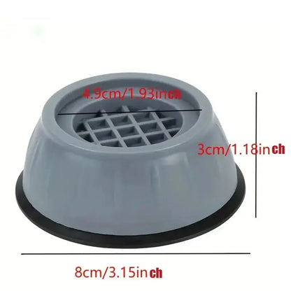 4PCS Durable Anti-Vibration Washing Machine Support Pads
