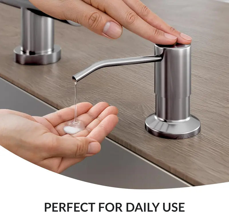 Brushed Nickel Stainless Steel Soap Dispenser Pump