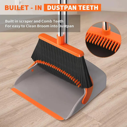 Broom with Dustpan Combo Set
