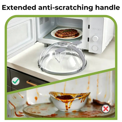 Upgraded Foldable Microwave Splatter Cover