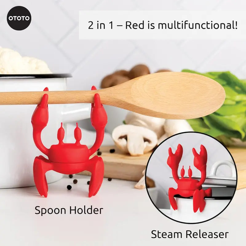 Crab Silicone Utensil Rest