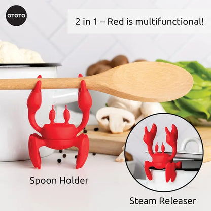 Crab Silicone Utensil Rest