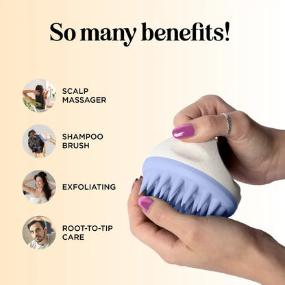 Hair Shampoo Brush and Scalp Exfoliator