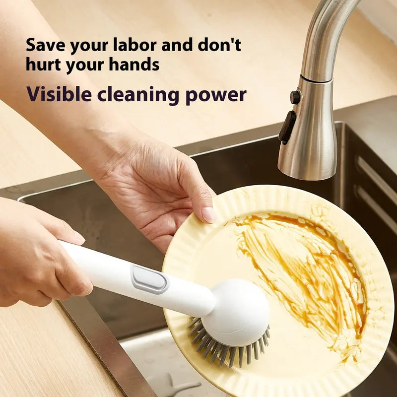 6-in-1 ABS Dish Brush