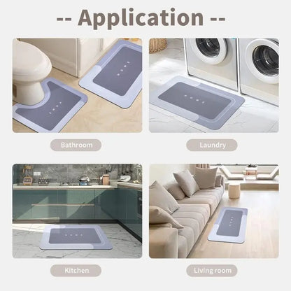 3-Piece Non-Slip Bathroom Mats
