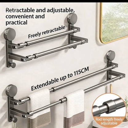 Retractable Suction Towel Hook