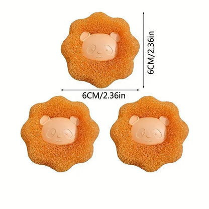 Reusable Hair Remover Rubber Laundry Ball Set
