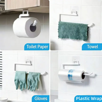 Self-Adhesive Paper Towel Holder Under Cabinet