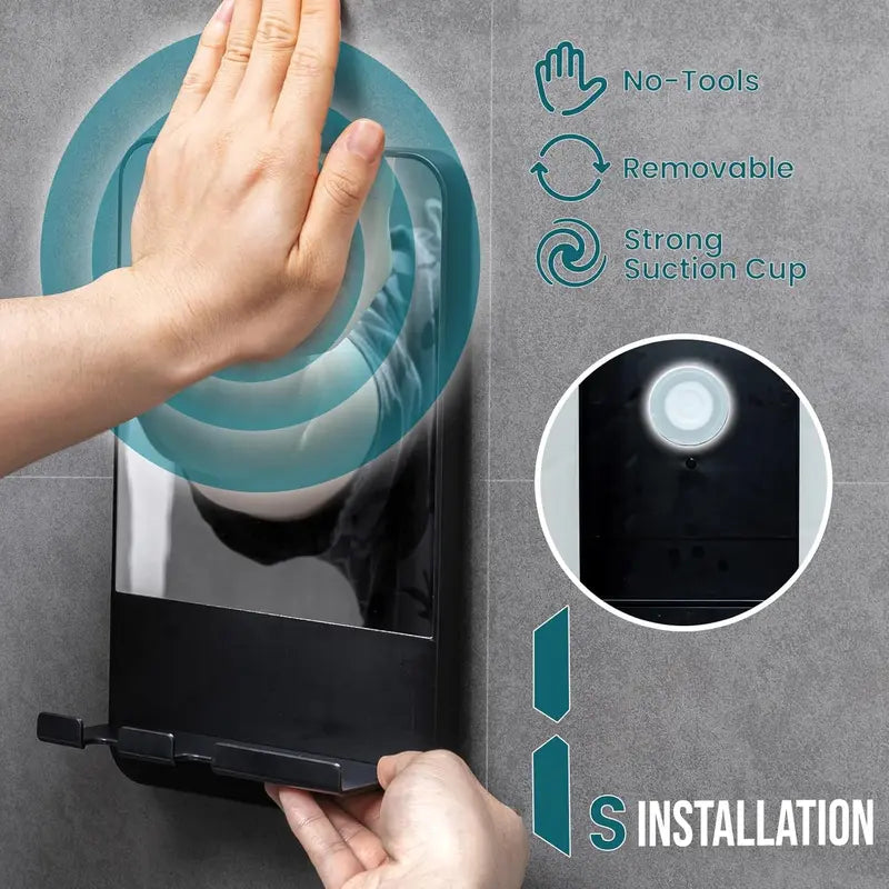 K9 Fogless Shower Mirror, Anti-Fog with Razor Holder