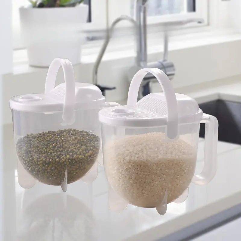 1 Piece Automatic Hands-Free Rice Washing Tool