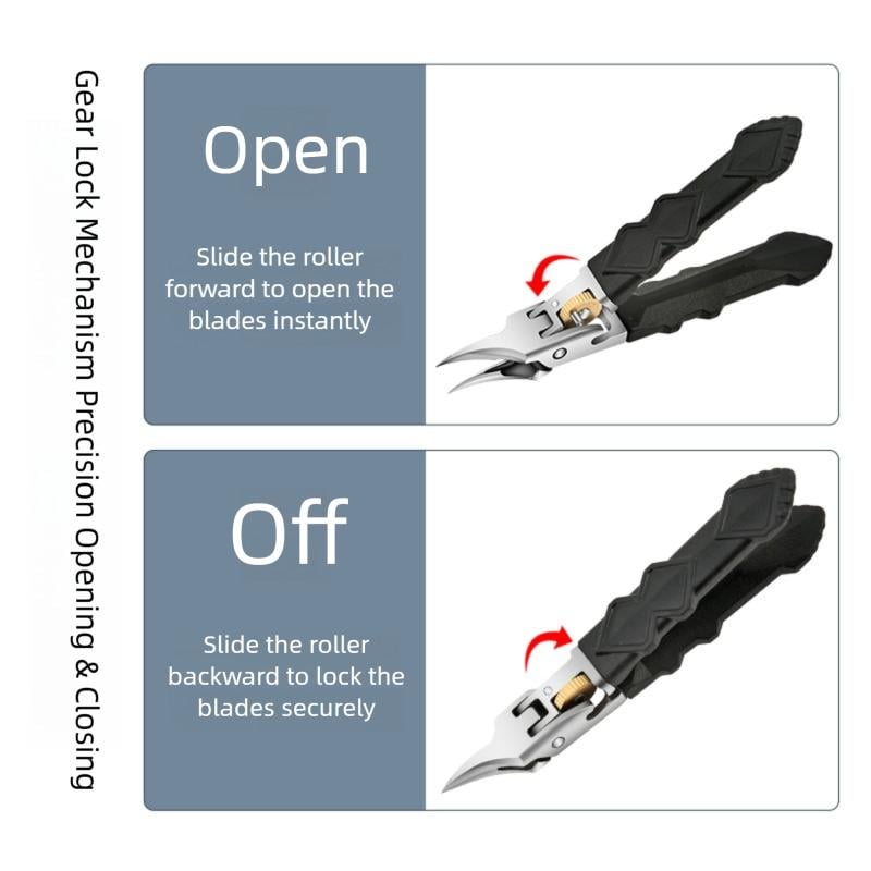 Ultra-Sharp Nail Clipper Set with Anti-Slip Grip